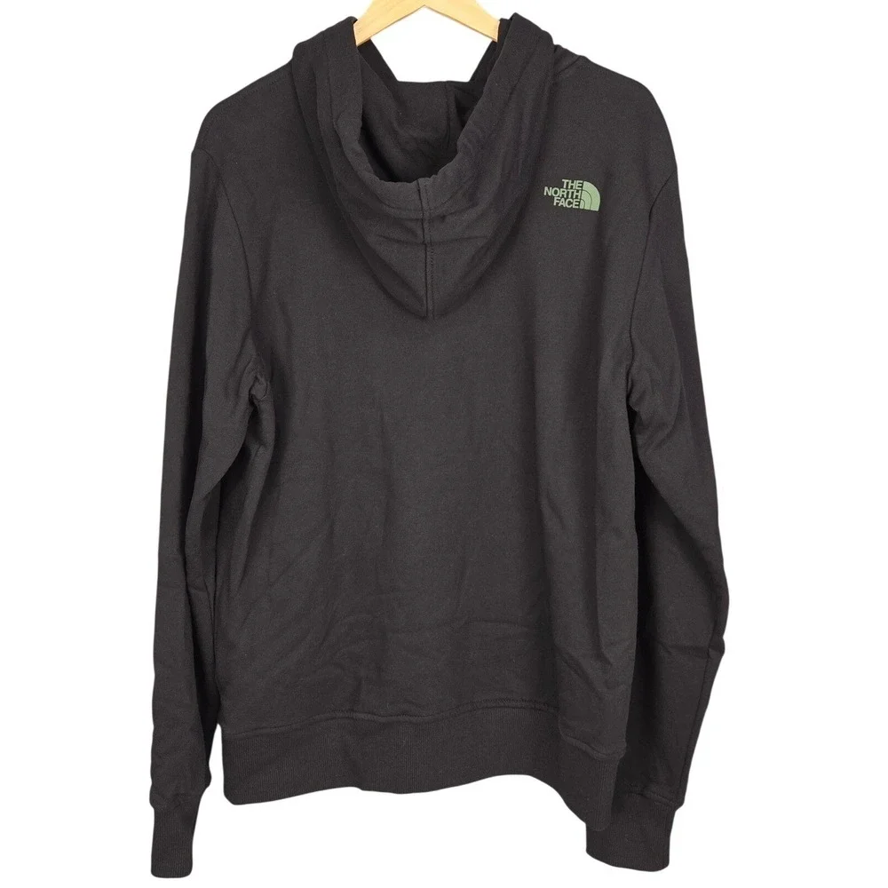 The North Face Outdoor Hoodie Men Medium Black Never Stop Exploring Pullover NEW
